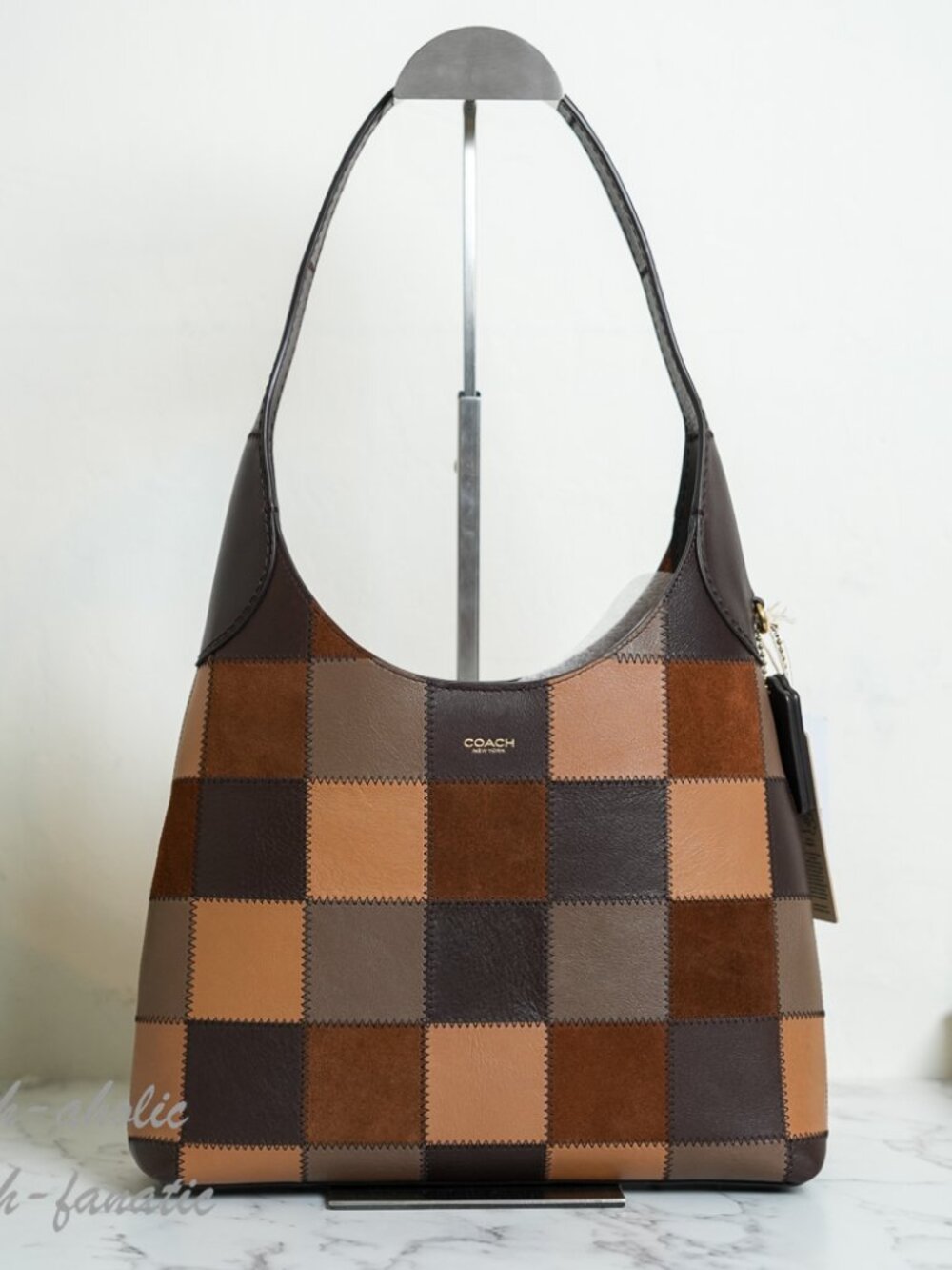Coach Coachtopia CEZ34 Alter/Ego Brooklyn Shoulder Bag 28 Maple/Stone NWT